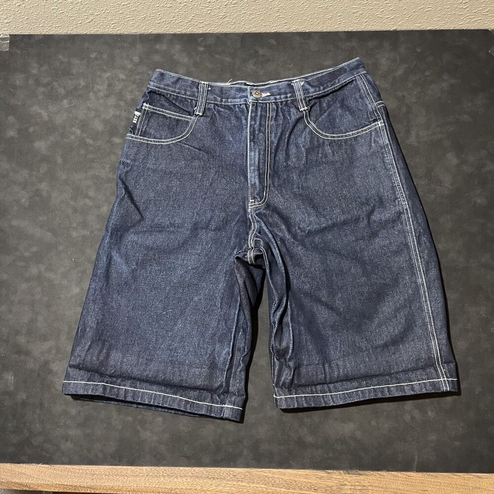 Southpole Denim Shorts Jorts Carpenter Baggy 36in Vintage Jeans WIDE South Pole